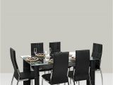 List Of Materials Used to Make Furniture Royaloak Geneva Dining Set with 6 Chairs Modern Buy Royaloak
