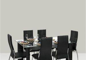 List Of Materials Used to Make Furniture Royaloak Geneva Dining Set with 6 Chairs Modern Buy Royaloak