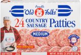 Little butcher Shop Hattiesburg Mississippi Purnell S Old Folks Medium Patties 24 Ct Country Sausage 38 Oz Box