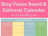 Living Well Spending Less Blog Planner Google Doc Template for A Blog Vision Board and Editorial Calendar