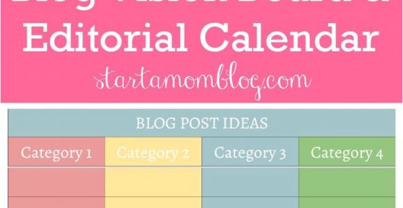 Living Well Spending Less Blog Planner Google Doc Template for A Blog Vision Board and Editorial Calendar