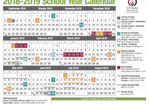 Living Well Spending Less Holiday Planner 2019 School Year Calendar From the Ocsb