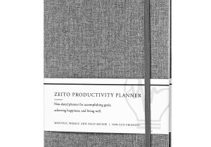 Living Well Spending Less Planner Affiliate Amazon Com Zeito Productivity Planner Best Undated Monthly