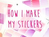 Living Well Spending Less Planner How I Make My Stickers for the Erin Condren Life Planner A