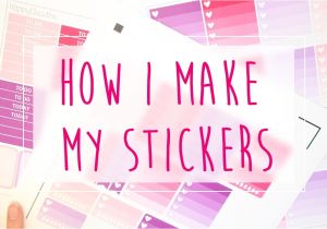 Living Well Spending Less Planner How I Make My Stickers for the Erin Condren Life Planner A