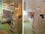 Loft Bed with Crib Underneath Celia and Tamsen Casa Kids