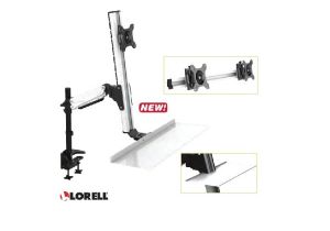 Lorell Deluxe Sit-to-stand Desk Riser Lorell Deluxe Ergonomic Floating Sit to Stand Desk Riser