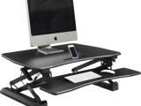 Lorell Llr 99553 Sit-to-stand Gas Lift Desk Riser Black Lorell Gas Lift Monitor Riser Flat Panel Display Type