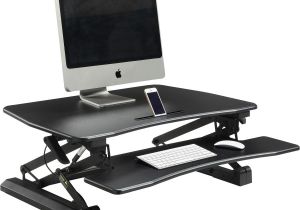 Lorell Llr 99553 Sit-to-stand Gas Lift Desk Riser Black Lorell Gas Lift Monitor Riser Rrofficesolutions Com