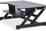 Lorell Llr 99553 Sit-to-stand Gas Lift Desk Riser Black Sit to Stand Monitor Riser Marinekraft Club