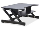 Lorell Sit to Stand Desk Riser Reviews Lorell Sit to Stand Monitor Riser 17809845 Overstock