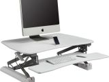 Lorell V2 Gas Lift Sit to Stand Desk Riser Lorell Gas Lift Monitor Riser Bossmedicalandoffice Com