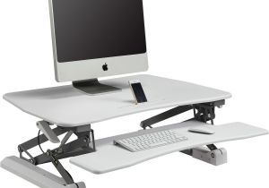 Lorell V2 Gas Lift Sit to Stand Desk Riser Lorell Gas Lift Monitor Riser Bossmedicalandoffice Com