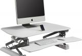 Lorell V2 Gas Lift Sit to Stand Desk Riser Lorell Gas Lift Monitor Riser White School Specialty