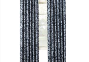 Lowes Curtains and Drapes Allen Roth Marbella 95 In Indigo Polyester Back Tab Room Darkening