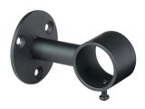 Lowes Curtains and Drapes Signature Next Day Black Steel Single Curtain Rod Bracket at Lowes Com