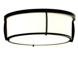 Lowes Lamparas De Techo Shop Allen Roth 12 91 In W Oil Rubbed Bronze Ceiling Flush Mount