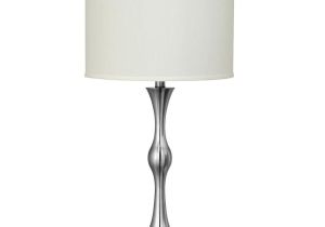 Lowes Lamparas De Techo Shop Axis 18 In 3 Way Brushed Steel Indoor Table Lamp with Fabric