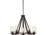 Lowes Lamparas De Techos Shop Kichler Lighting Barrington 5 Light Anvil Iron and Driftwood