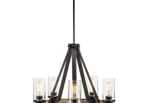 Lowes Lamparas De Techos Shop Kichler Lighting Barrington 5 Light Anvil Iron and Driftwood