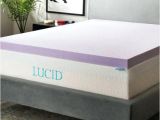 Lucid Mattress Vs Tempurpedic Lucid Mattress Protector 2 4 Inch Lavender Infused Memory