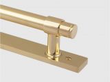 Lucite and Brass Cabinet Pulls Our Modern 6527 M Pull is A Handsome solid Brass Pull for Use On