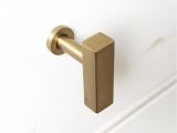 Lucite and Brass Pulls Brass European T Knob Brass Cabinet Knob and Drawer Pull
