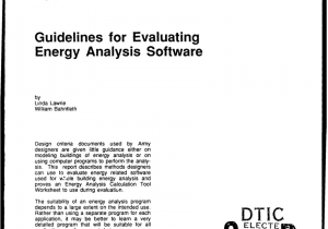 Macdill Afb Address Zip Code Pdf Guidelines for Evaluating Energy Analysis software