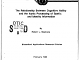 Macdill Afb Postal Zip Code Pdf the Relationship Between Cognitive Ability and the Iconic