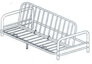 Mainstays Futon assembly Instructions Mainstays Metal Arm Futon assembly Instruction Bm