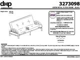 Mainstays Metal Arm Futon assembly Instructions Mainstays Metal Arm Futon Instruction Manual Bm Furnititure