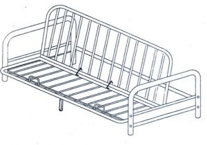 Mainstays Metal Futon assembly Instructions Mainstays Metal Arm Futon assembly Instruction Bm