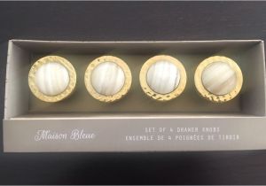 Maison Bleue Drawer Knobs Drawer Knobs Ivory Gold Set Of 4 Maison Bleue Knobs