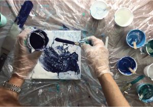 Make Your Own Pouring Medium How to Get Lacing Annemarie Ridderhof Acrylic Pour Pinterest