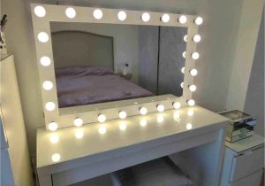 Makeup Mirror with Light Bulbs Ikea Bedroom Vanity Mirror with Lights Gorgeous Ikea Malm Table