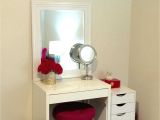 Makeup Vanity Ideas for Small Spaces Espresso Makeup Table with Ideas Enchanting Vanity for