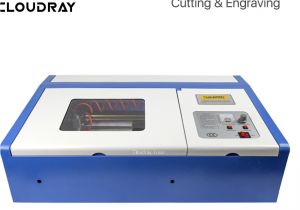 Maquina De Cortar Ceramica A Laser Cloudray 40 W Co2 Grabado Laser Maquina De Corte Grabador Cortador