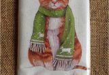 Mary Lake Thompson Flour Sack towels Cat In Mice Scarf Snow Mary Lake Thompson Winter Flour