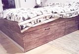 Matera Bed with Storage Knock Off My New Hacked Ikea Bed Ikea Brimnes with Wood Adhesive and