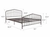 Metal Bunk Bed assembly Instructions Pdf Novogratz Bushwick Metal Bed Dhp Furniture