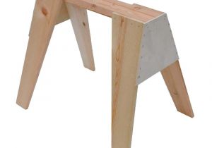 Metal Desk Legs Home Depot Signature Development 29 In Wooden Sawhorse 378739 the Home Depot