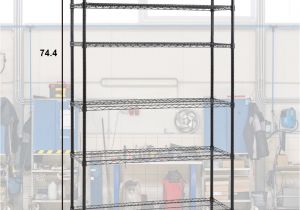 Metal Storage Shelves at Walmart 6 Shelf Wire Shelving Unit Heavy Duty Metal Storage Shelves Nsf Wire