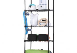 Metal Storage Shelves at Walmart Zimtown Wire Shelving 5 Tier Metal Storage Rack Shelf 5 Shelf