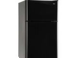 Metal Storage Shelves Walmart Haier 3 2 Cu Ft Two Door Refrigerator with Freezer Hc32tw10sv Black