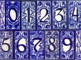 Mexican Tile House Numbers with Frame House Number Tile and Frames Latin Accents