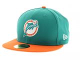 Miami Dolphins Official Colors Miami Dolphins Historic Basic 59fifty Craniumfitteds Com