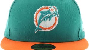 Miami Dolphins Official Colors Miami Dolphins Historic Basic 59fifty Craniumfitteds Com