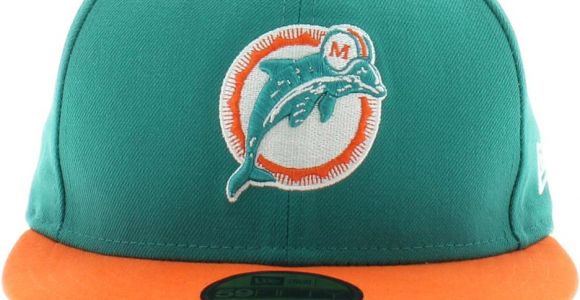 Miami Dolphins Official Colors Miami Dolphins Historic Basic 59fifty Craniumfitteds Com