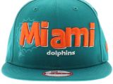 Miami Dolphins Official Colors Miami Dolphins Team Colors the Dough Word Snapback 950