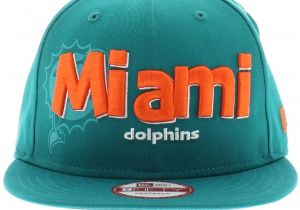 Miami Dolphins Official Colors Miami Dolphins Team Colors the Dough Word Snapback 950